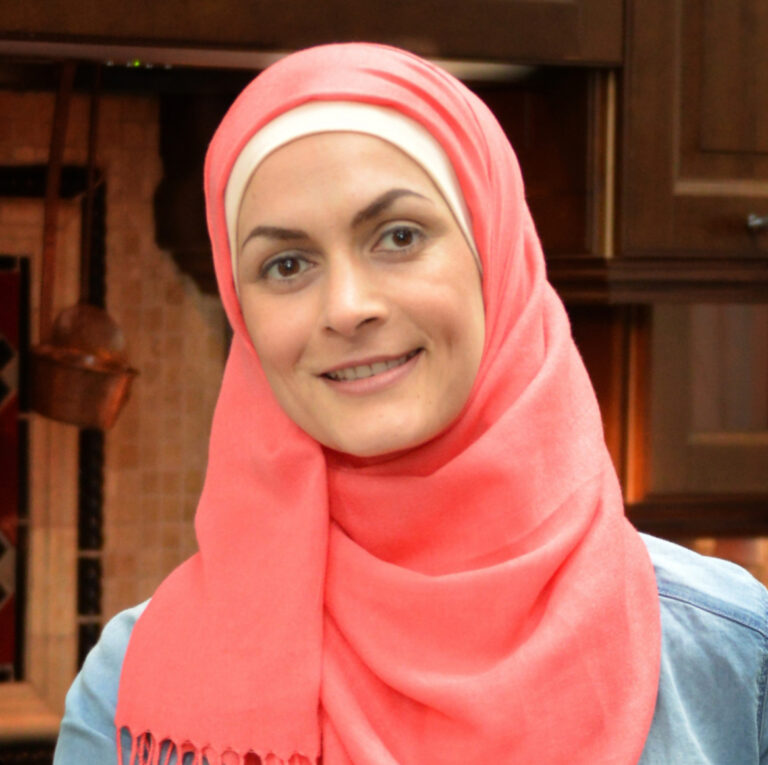 a portrait of Laila El-Haddad