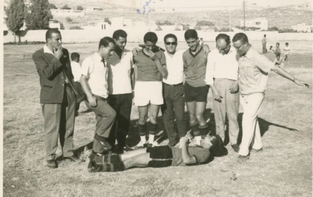 Men in a Sports Club, ca. 1950s-1960s The Palestinian Museum Digital Archive The Rajab Shaheen Collection, Accession Number, 0189.01.0046